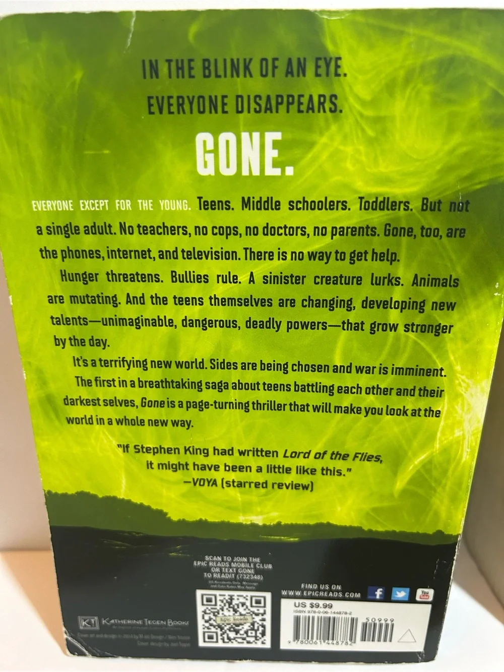 Gone Series Paperback Set - Lies , Gone , Hunger books 1-3 by Michael Grant
